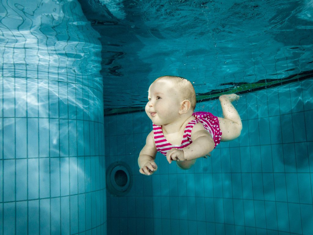 babyzwemmen onder water