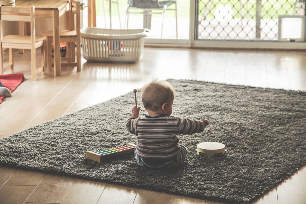 veilig huis voor spelende kinderen